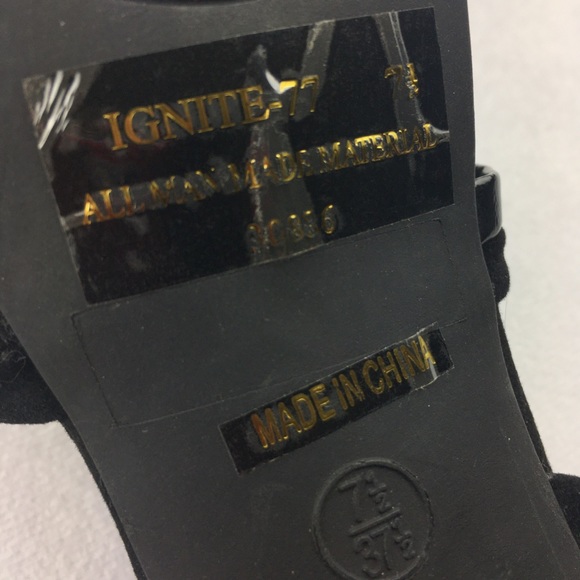 Anne Michelle Ignite Strappy Platform Heels 7 1/2 - Picture 6 of 10